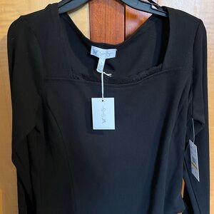 Jessica Simpson Black Long Sleeve Top